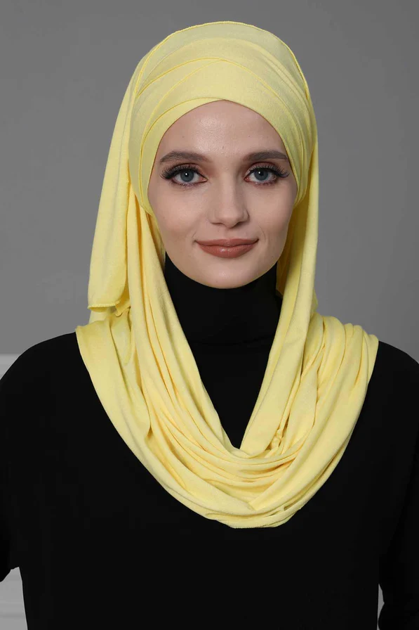 Hijab ajustable en 95% coton - AISHA'S DESIGN