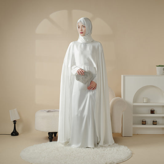 Abaya de mariage 3 pièces (Pré-commande 20 jours)  - Mariam's collection