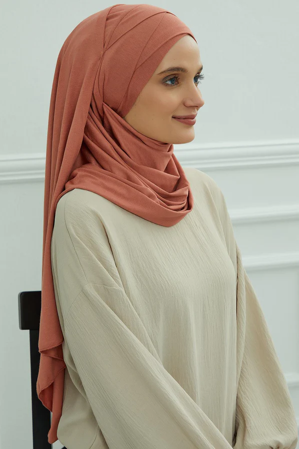 Hijab ajustable en 95% coton - AISHA'S DESIGN