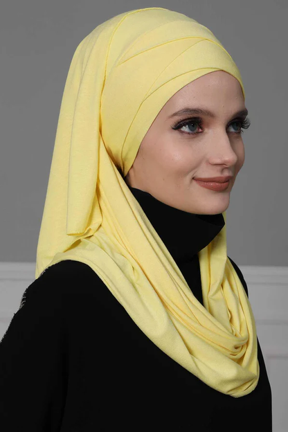 Hijab ajustable en 95% coton - AISHA'S DESIGN