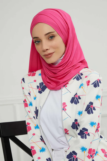 Hijab ajustable en 95% coton - AISHA'S DESIGN